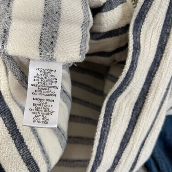 Lou & Grey cotton moto jacket asymmetrical zip  size small - Picture 6 of 9